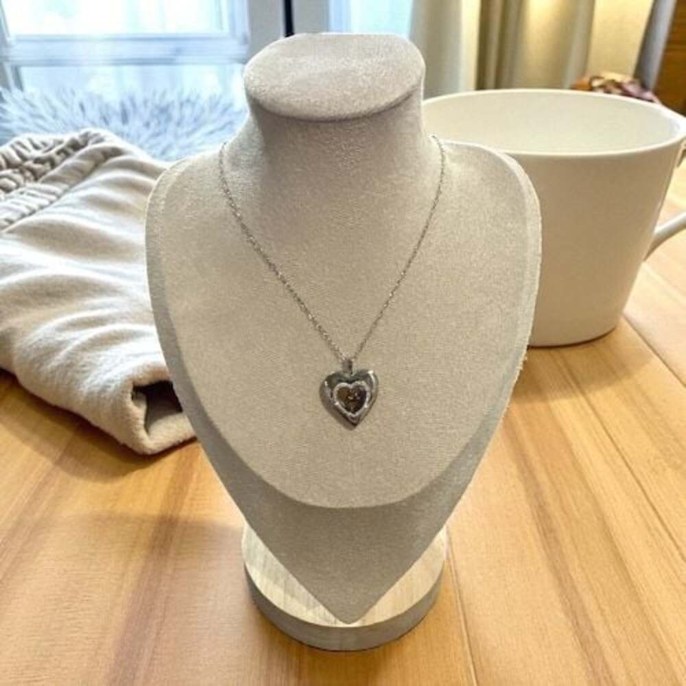 Enchanting Luminesse Mother & Child Heart Necklace - Picture 2 of 5